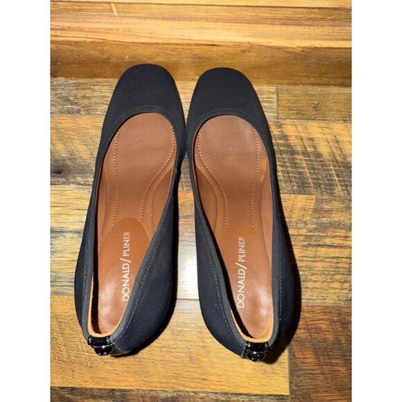 Donald Pliner Corin Square Toe Pumps Heels w/a Mirror Heel RandSize 9.5 - Picture 11 of 16